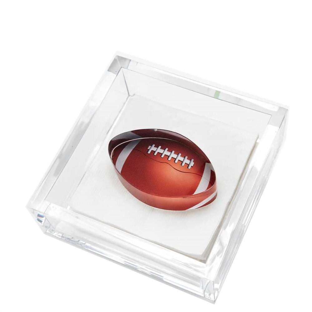 NEW TARA WILSON DESIGNS cocktail napkin holder in red